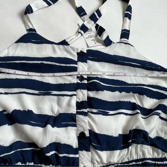 UK 2 LA Women Black & White Zebra Animal Print Romper Soft Size S/P NWT - Picture 6 of 8